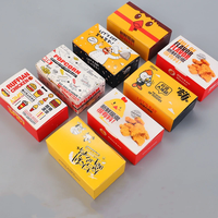 Conception personnalisée de vos propres logos, papier kraft alimentaire recyclable, gaufrage, laminage mat, toutes tailles, jetable, pour poulet frit