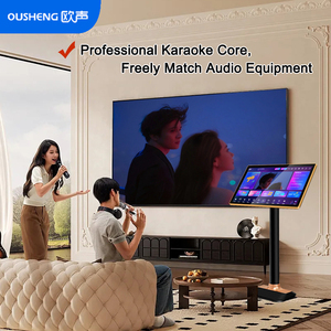 Sistema de Cine en Casa Todo en Uno HD de 21.5 Pulgadas, Karaoke Inalámbrico con Pantalla Táctil, Máquina de Pedidos de Canciones de Plástico para Uso Doméstico - Product Image 5