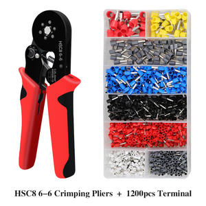 HSC8 6-4A Gamme de sertissage de haute qualité 0.25-10mm2 <span class=keywords><strong>Pince</strong></span> à sertir <span class=keywords><strong>multicouche</strong></span> précise en acier à outils en laiton durable et facile à utiliser - Product Image 2