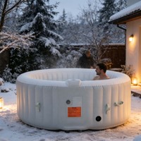 Grande baignoire gonflable imperméable, baignoire pliable portable, baignoire gonflable pour spa intérieur et extérieur, pour la maison et l'hôtel