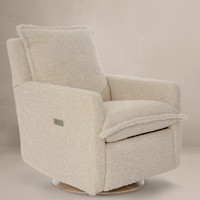 NOVA-Ensemble canapé inclinable électrique en laine d'agneau, fauteuil à bascule avec USB