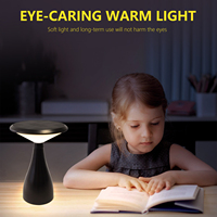 Lampe de table solaire rechargeable, lumière LED d'extérieur avec charge USB de type C, 550LM, commande tactile, intensité réglable, lampe de camping de jardin