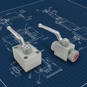 High Hydraulic Flow Control Manual Cast <b>Iron</b> for Machinery - Product Image 2
