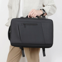 Sac à dos décontracté pour ordinateur portable, résistant à l'eau, en tissu filmé, léger, extensible, multifonctionnel, montable sur chariot