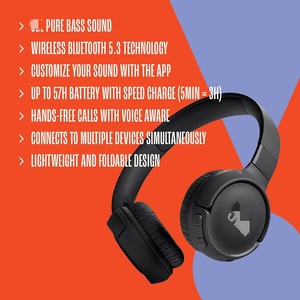 Auriculares Inalámbricos con Aislamiento de Ruido, Auriculares Plegables, Auriculares con Batería de 55H y Carga Rápida para Llamadas - Product Image 6
