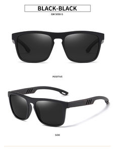 Lunettes de soleil classiques en noyer noir pour hommes, verres de soleil polarisées UV400 pour femmes - Product Image 6