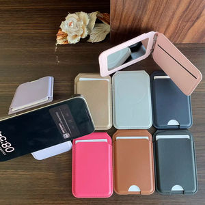 Portefeuille magnétique en cuir fin pour Apple Folding N52 avec support de carte de crédit, support trépied personnalisé en métal avec poignée pour filles - Product Image 5