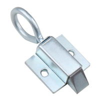Hot Drop Shipping S08 fenêtre porte sécurité anneau de traction en alliage de Zinc ressort rebond porte boulon loquet serrure panneau serrure nom