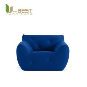 U-Best RocheBoboi Ensemble de canapés minimalistes Little Devil, mobilier en tissu créatif et décontracté de France pour hôtels - Product Image 1