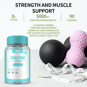 Gomitas de Creatina y Colágeno, Nutrición Deportiva para Adultos, Apoyo Muscular, Salud Articular, Antienvejecimiento, Suplemento Dietético, Ácido Hialurónico - Product Image 2