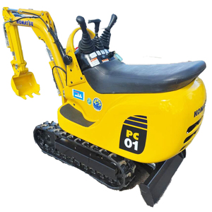 Mini-excavatrice hydraulique sur chenilles Komatsu PC01 d'occasion, 300 kg, moteur et boîte de vitesses d'origine japonaise, certifiée CE, en promotion à prix réduit - Product Image 3