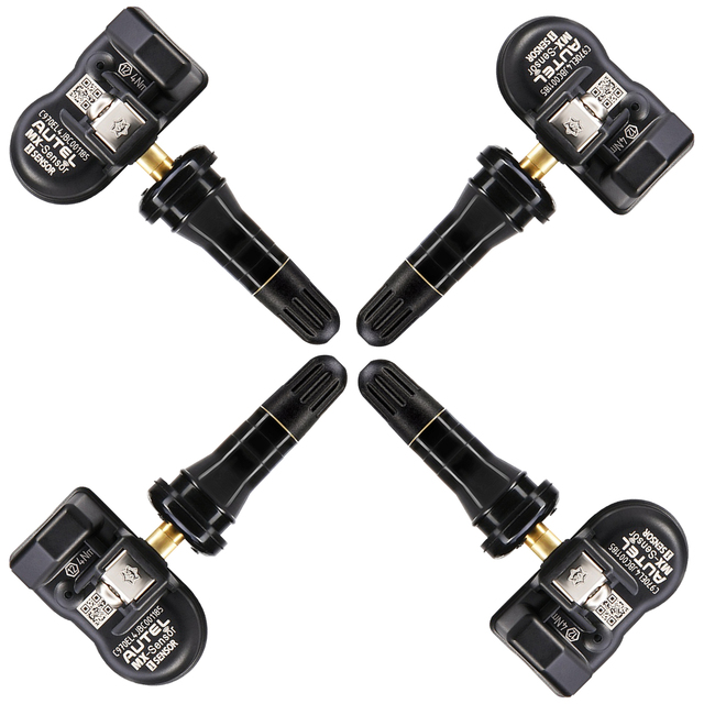 Tire Pressure Sensor Monitoring TPMS Sensor 2 in 1 315MHz & 433MHz Programmable Tire Pressure Sensor With Rubber Valves