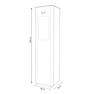 Cơ bản cột ướp lạnh nước quả với trọng-2 cách - Product Image 2