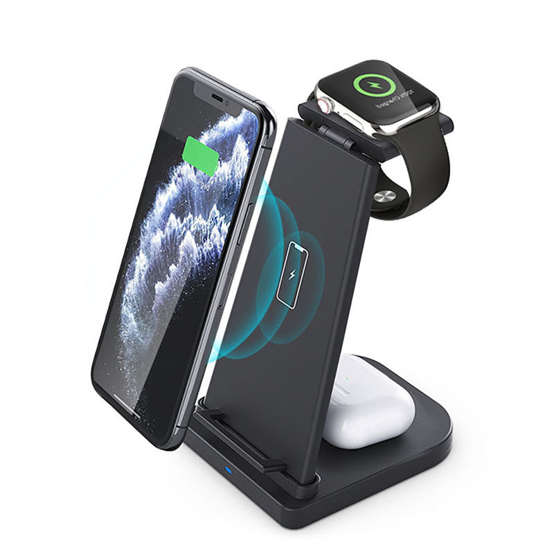 15W 3-in-1 wireless charger for Apple earphone watch wireless charging stand mobile phone wireless charger