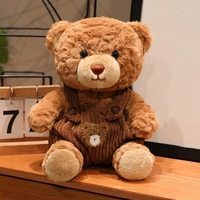 Adorable ours en peluche, peluche douce pour la décoration de la maison, ornement de canapé, cadeau d'anniversaire pour enfants, vente en gros, personnalisable