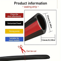 Bande d'étanchéité pour porte insonorisante et anti-poussière - Accessoire automobile offrant une isolation thermique optimale pour les voitures
