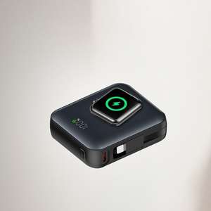 Banco de Energía Portátil <span class=keywords><strong>Mini</strong></span> de Carga Rápida de 22.5W con Pantalla LED, Puertos Duales Tipo-C, Compatible con Carga Inalámbrica para Relojes y Cable Colgante - Product Image 4