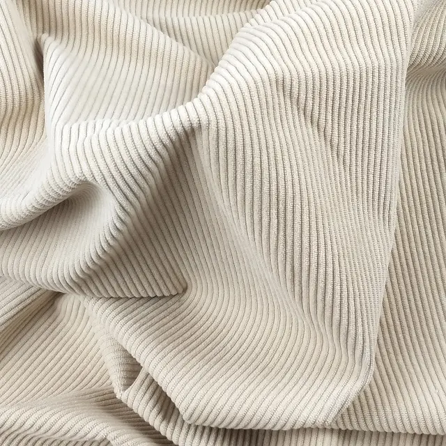 8 geniş wale kadife kumaş ev tekstili için gri kadife ev tekstili kumaşı polyester kumaş