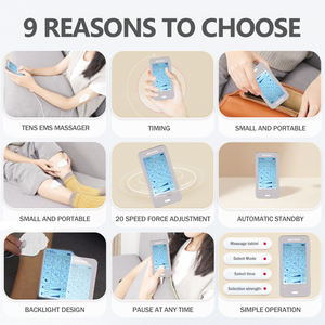 Stimulator otot TENS & EMS untuk terapi penghilang nyeri, Linu, nyeri leher & punggung, mesin Stim portabel untuk pemulihan otot - Product Image 4
