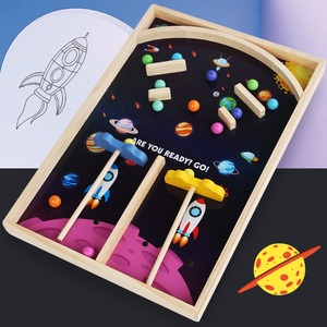 Gioco da Tavolo in Legno con Perline Scorrevoli e Motivi Planetari per Bambini e Genitori - Product Image 6