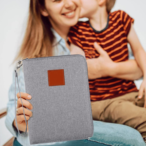 <span class=keywords><strong>Portadocumentos</strong></span> de bebé personalizados con cierre de cremallera para embarazo, tarjeta de salud, funda de libro de nacimiento para <span class=keywords><strong>portadocumentos</strong></span> de bebé - Product Image 2