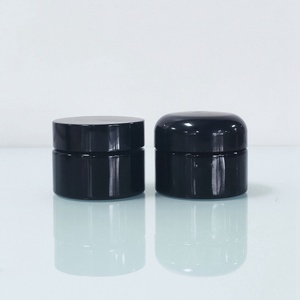 5g 5ml Black Dark Violet <b>Glass</b> <b>Jar</b> UV Gel <b>Glass</b> <b>Jar</b> with <b>Lids</b> - Product Image 5