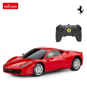 Jouets <span class=keywords><strong>Rastar</strong></span> à succès, voiture <span class=keywords><strong>télécommandée</strong></span> électrique en plastique à l'échelle 1/24, modèle 458 Italia sous licence, 1:24 - Product Image 1