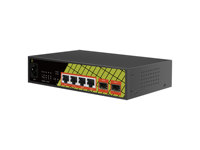 10G SPF 6 Port PoE 4 Port PoE RJ45 Dual Uplink Managed High Speed Ethernet Switch Harga Pabrik