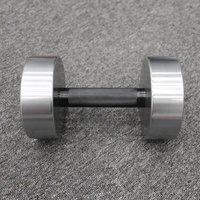 Haltère en acier personnalisé entièrement en métal 2.5kg-80kg Rotation haltère poids libres