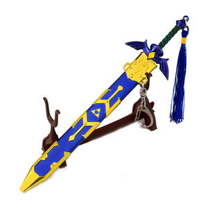 <span class=keywords><strong>Zelda</strong></span> Master Sword mejorado 22cm espada llavero colgante espada de juguete de alta calidad se puede personalizar modelo - Product Image 4