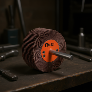 Disque à lamelles abrasif Ttake 25x20 mm, grain 80, tige de 6 mm pour le meulage - Product Image 3