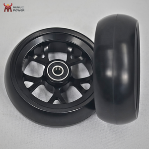 Pièces de <span class=keywords><strong>fauteuil</strong></span> roulant Roulette de roue avant de <span class=keywords><strong>fauteuil</strong></span> roulant durable en alliage d'aluminium de 4 pouces pour <span class=keywords><strong>fauteuil</strong></span> roulant manuel - Product Image 6