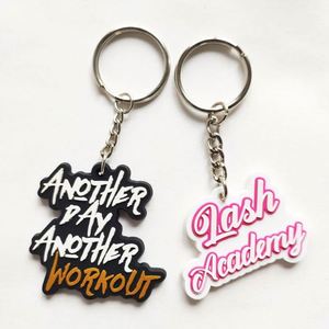 Custom Promotion 2D Cartoon Keychain Different Car Shaped Epoxy with Silicone Soft PVC Cute Different Car Shaped Pvc Keychain - Product Image 3