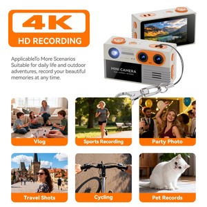 Mini caméra porte-clés photo et vidéo 1080P 1-5MP G9, mini caméra de poche pour enfants, étudiants, fêtes, voyages, petite caméra portable de poche - Product Image 5