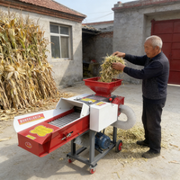 Broyeur de fourrage industriel pour paille de maïs, ensilage, foin sec, 3-8 tonnes/h, pour usage en élevage bovin