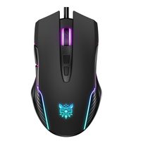 Ratón para Juegos ONIKUMA CW905, Ergonómico, con Iluminación, 6400 DPI, Óptico, USB, con Cable, para Computadora
