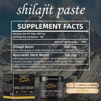 Reines Himalaya-Shilajit-Harz 50g |   Organisches Vital Lab-getestetes Mineralstoff-Nahrungsergänzungsmittel |   Private Label Individuelle Gläser für Amazon