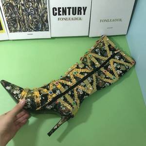 Giày cao gót nữ kiểu retro, đế cao, quyến rũ, kiểu dáng mới <span class=keywords><strong>2025</strong></span> - Product Image 6