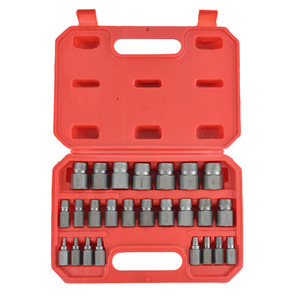 Hex Shank Screw <b>Extractor</b> Set 25pc Imperial Size For Damaged <b>Bolt</b> Removal - Product Image 1