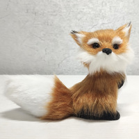 Cadeau de décoration de maison de fourrure de renard à neuf queues moderne de bonne qualité pour l'anniversaire