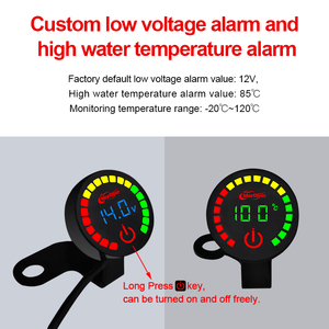 <span class=keywords><strong>Alarm</strong></span> Cerdas Layar Ganda untuk Pengukur Tegangan Baterai Sepeda Motor, Pengukur Suhu Air, dan Pengukur Tegangan serta Kapasitas - Product Image 3