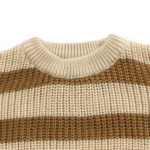 Vêtements de boutique, pull en tricot pour filles en coton 100%, taille plus, pull épais pour bébé, automne - Product Image 2