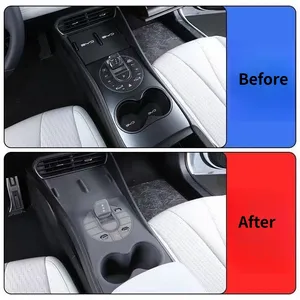 แผ่นรองซิลิโคนสำหรับคอนโซลรถยนต์ไฟฟ้า BYD Seal 05 DM-i 2025 พร้อมที่ชาร์จไร้สาย ที่เก็บเกียร์ และที่วางแก้ว - Product Image 3