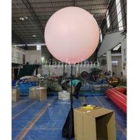 Ballons trépied gonflables écologiques et durables à lumière LED, décorations d'ambiance de concert