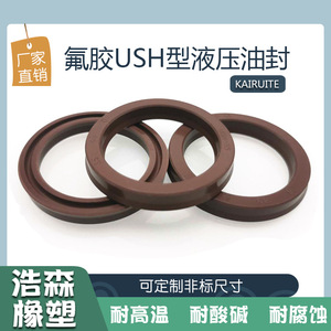 ซีลน้ำมันไฮดรอลิกฟลูออโรรับเบอร์ Kairuite รุ่น UsH ขนาด 11.2-275 มม. ทนความร้อนสูงสำหรับกระบอกสูบ - Product Image 4