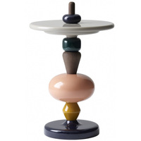 Table basse ronde européenne Table basse créative d'art simple moderne Table basse en verre salon d'hôtel
