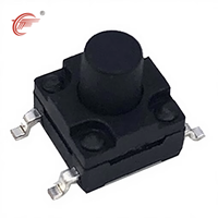 Venta Directa de Fábrica, Interruptor Táctil, Resistente al Agua IP67, Electrónico SMD, 6x6, Altura Personalizable de 4.3-10 mm, RoHS