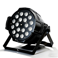Projecteur de scène LED Avastron 18x10W RGBW Par Ra90 CRI 4-en-1 avec puces LED, fonction Wash et Strobe, contrôle DMX512 et sonore, en aluminium, vente en gros usine