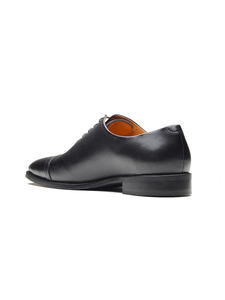 Chaussures Oxford en cuir pleine fleur importées pour hommes, à bout rond, avec fermeture à lacets, doublure en cuir DD et semelle Ortholite - Product Image 4