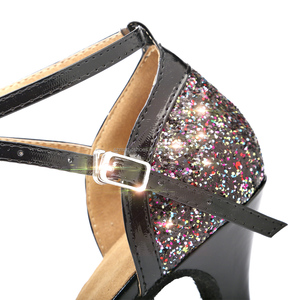 Wedopus scarpe da ballo <span class=keywords><strong>con</strong></span> tacco alto da donna Open Toe <span class=keywords><strong>con</strong></span> Glitter - Product Image 5
